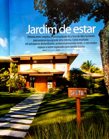 Alex Sá Gomes Paisagismo | REVISTA PLANTAS, FLORES E JARDINS - ED. 102